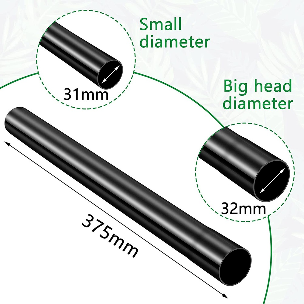 Black Vacuum Extension Wand Vacuum Attachments For 1.25 Inch（32mm）/Shop Vac Vacuum
