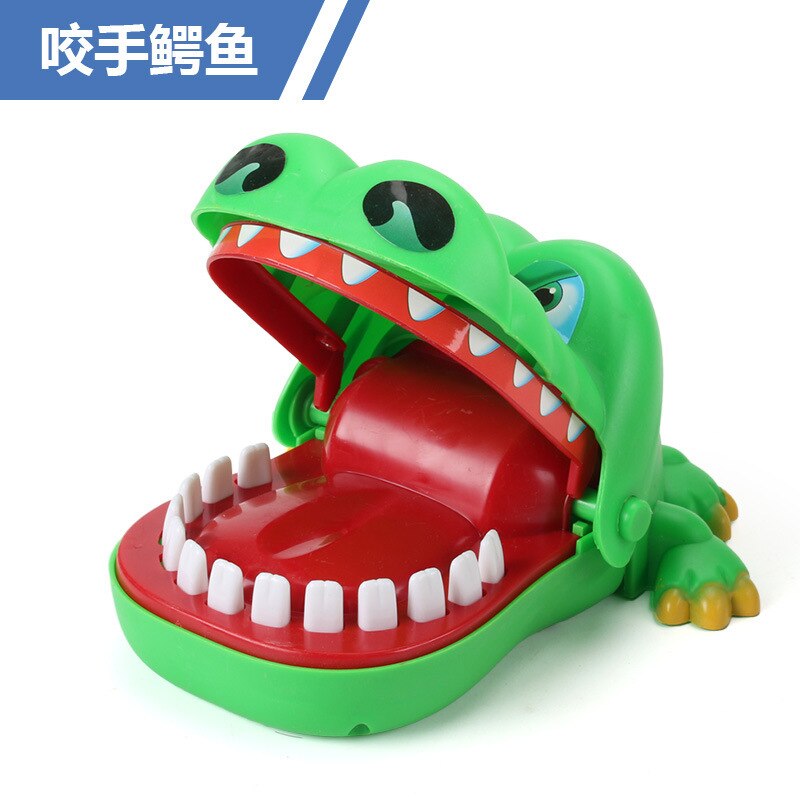 Spoof Decompression Toys Trick Crocodile Shark Bite Fingers Big Dog Pirate Barrel Trick Game Fidget Toys Stress Relief Autismo