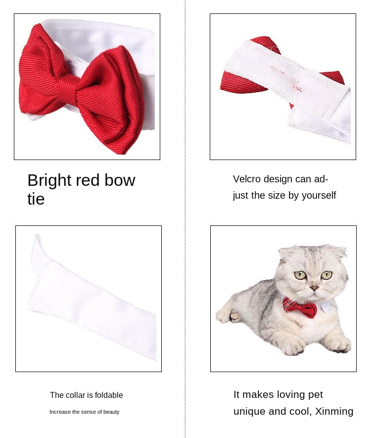 1PC Pet Puppy Honden Verstelbare Vlinderdas Kraag Stropdas Strik Bowtie Bruiloft Decoratie Accessoires Nieuw