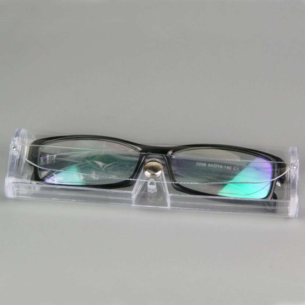 Plastic Ultralight Dozen Draagbare Transparante Leesbril Gevallen Voor Vrouwen Mannen Unisex Clear Slim Bril Gevallen voor Verziend