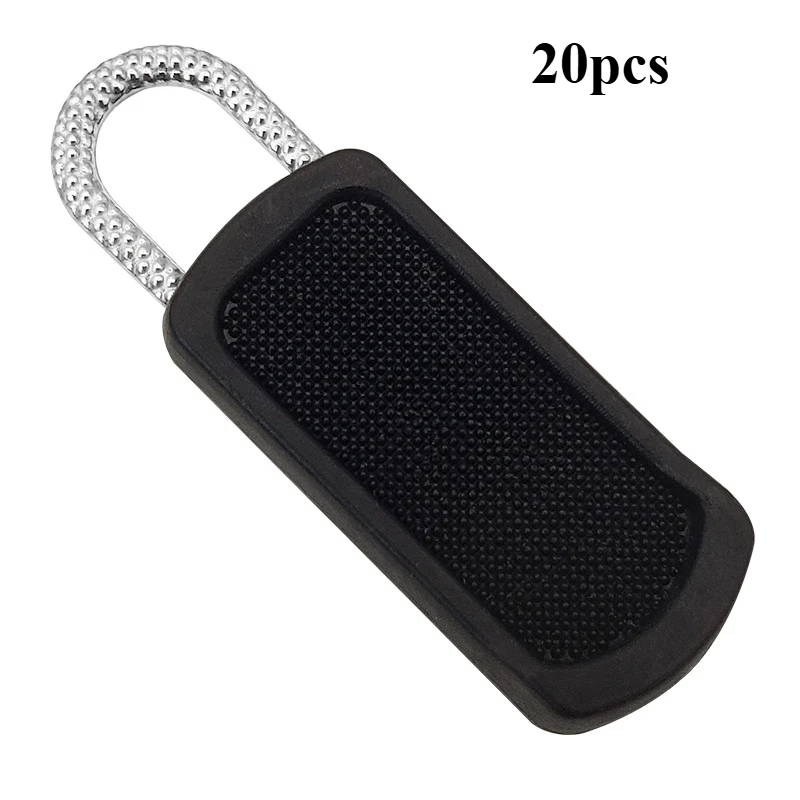 5/10/20pcs Universal Zipper Pull Replacement Kit Removable Detachable Zipper Puller for Luggage Purse Bags Clothes Zipper Slider: Red