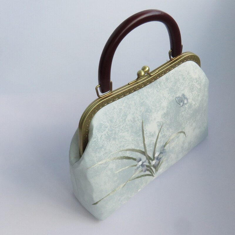 Borduurwerk houten hand schelp tassen vintage chique dame vrouwen tas tote dames handtassen moeder met  a 120cm kettingriemen