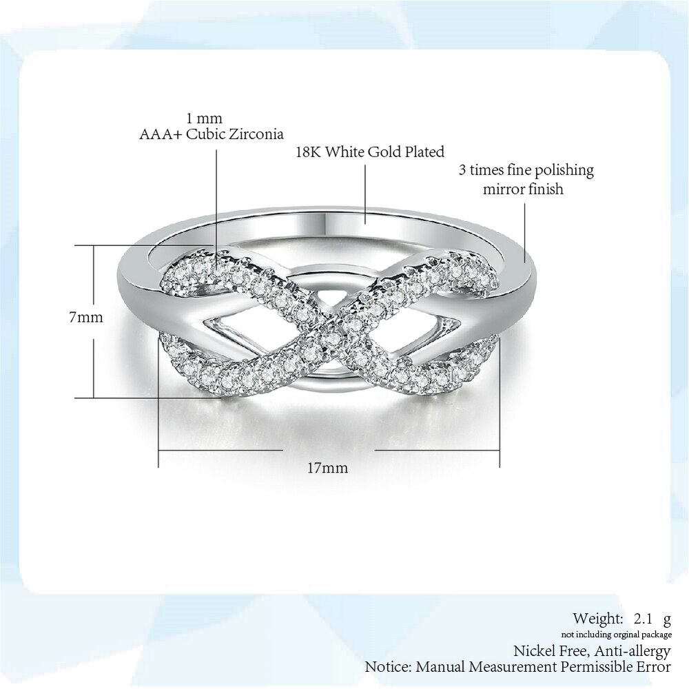 ZHOUYANG Wedding Ring Voor Vrouwen Romantische Eindeloze Liefde Zirconia Hollowout 8 Rose Goud Kleur Party Mode-sieraden R836