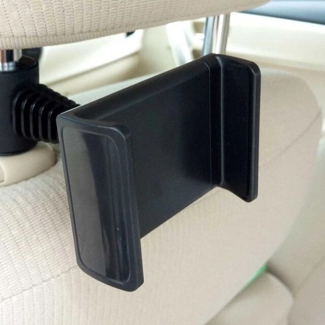 Voor 4-11 Inch Tablet Verstelbare Auto Tablet Stand Houder Voor Ipad Tablet Accessoires Universele Tablet Stand Autostoel terug Beugel: For Phone black