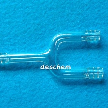 Glass U Connector Tube,10mm Hose Connection Adapter,U-Shape,Laboratory Glassware