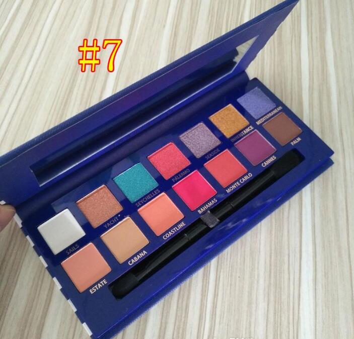 Carli Bybel Rivieras Palet Alyssa Rose Rode Oogschaduw Palet 14 Kleuren Matte Geperst Zachte Glam Modern Palet 12 kleur: riviea