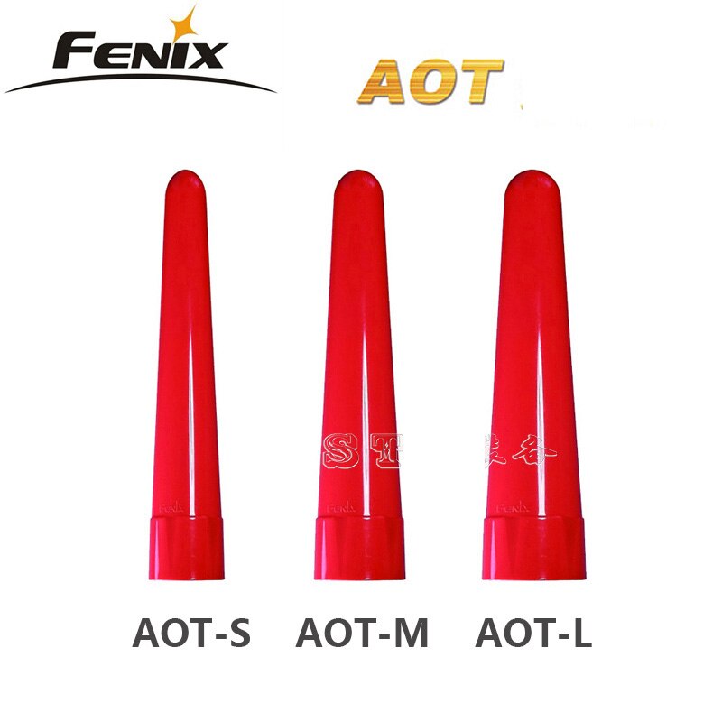 Fenix AOT AOT-S AOT-M AOT-L Flashlight Red Traffic Wand Cap Tip Signal Lamp For LD12 PD32 PD35 TK15 K22