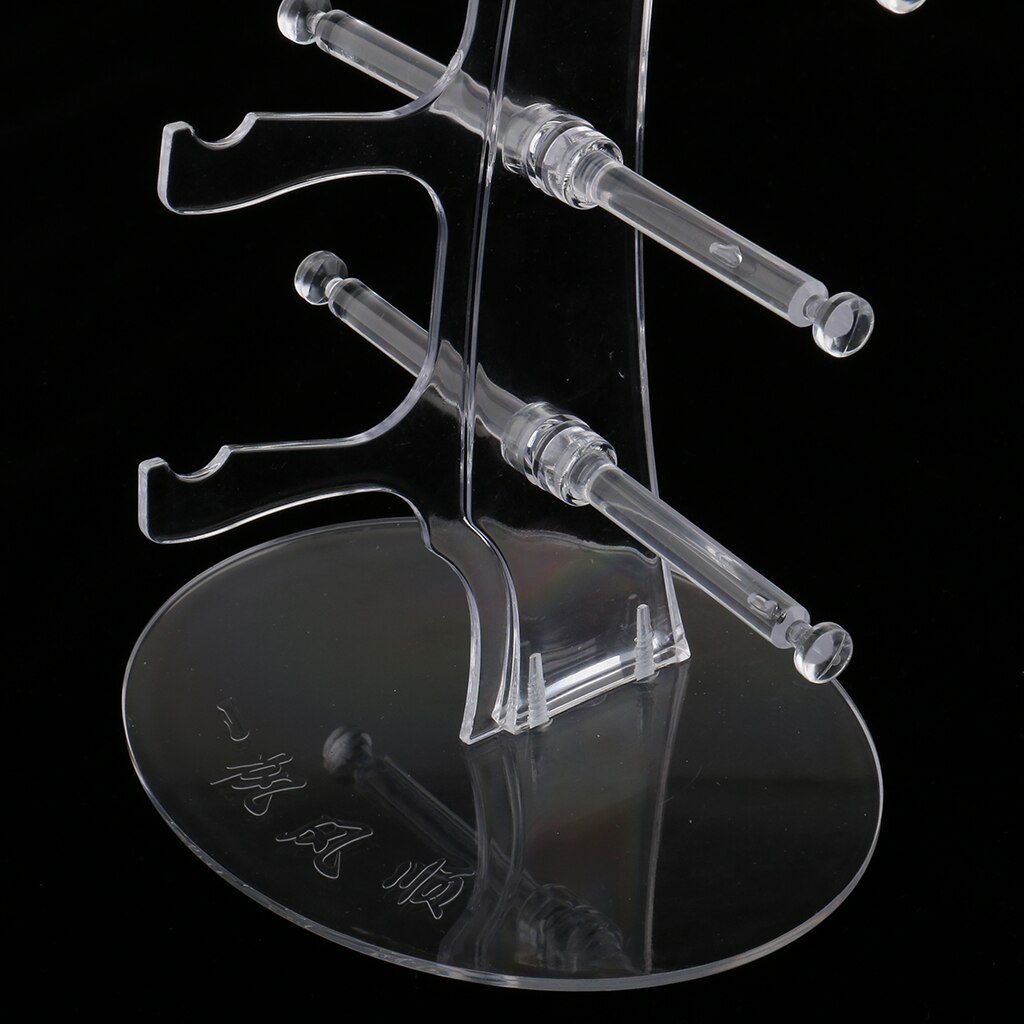5 Pair Sunglasses Eyeglasses Glasses Acrylic Frame Display Stand Organizer Rack Shelf Show Rack Counter Holder Transparent Holde