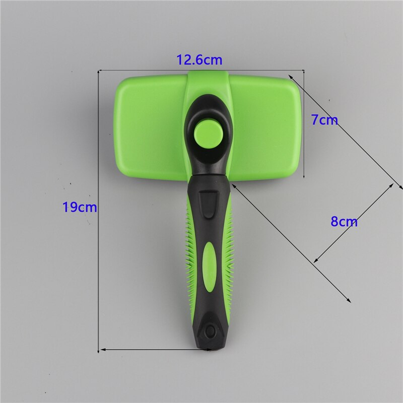 Large Retractable Dog's Grooming Comb Plastic Hair Removal Knot-opening Comb for Dogs Pet Cleaning Puppy Supplies