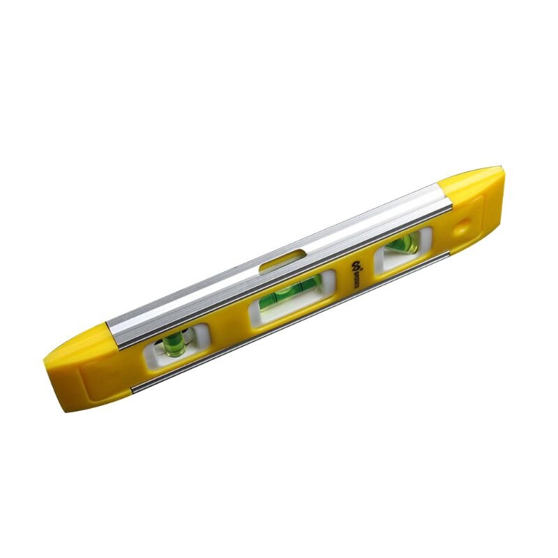 Nivel de Torpedo, herramienta de nivelación con magnético resistente a los golpes, nivelador de aleación de aluminio con 3 viales diferentes de alta visibilidad: Default Title