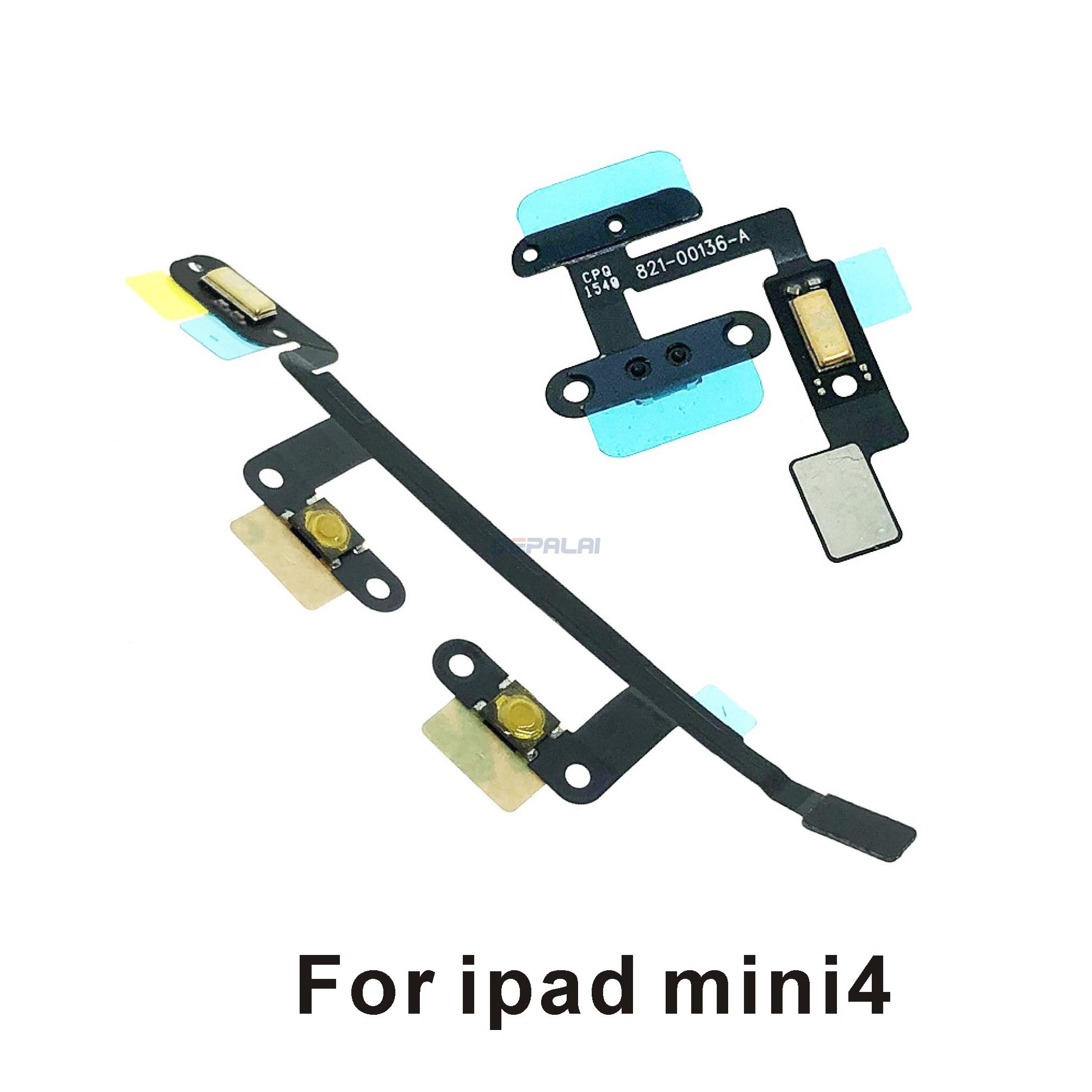 For iPad 2 2(CDMA) 3 4 mini 2 34 5/Air/mini 6/Air2 Power on/off Volume Switch Button Control Flex Cable Replacement: For ipad mini4