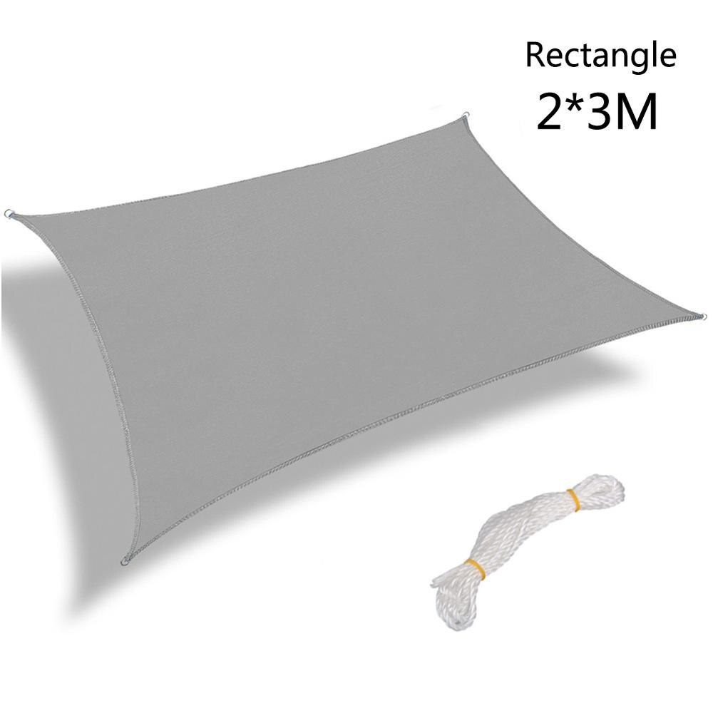 Rechthoek Zon Onderdak Zonnescherm Bescherming Outdoor Waterdichte Luifel Tuin Patio Zwembad Zonnezeil Luifel Camping Picknick Tent: 5