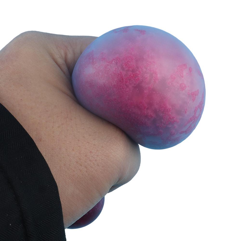 Decompression Toy Novelty Gag Stress Relief Discoloration Squishy Ball Sensory Fidget Squeeze Ball Toy Release Pressure Anxiety