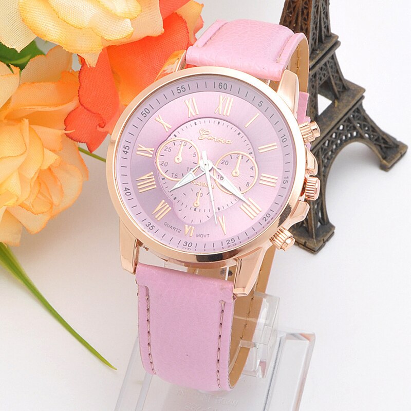 Drie-ogen horloge retro student koppel horloge mannen en vrouwen riem quartz trend horloge