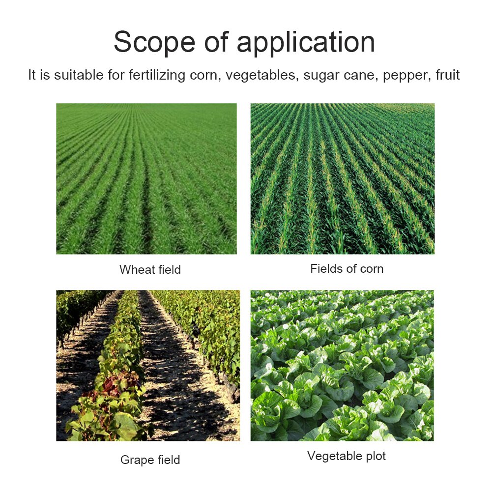 Agricultural Tool Garden Supplies Corn Manual Dressing Fertilizer Spreader Home With Bag Single Tube Labor Saving Tree Top