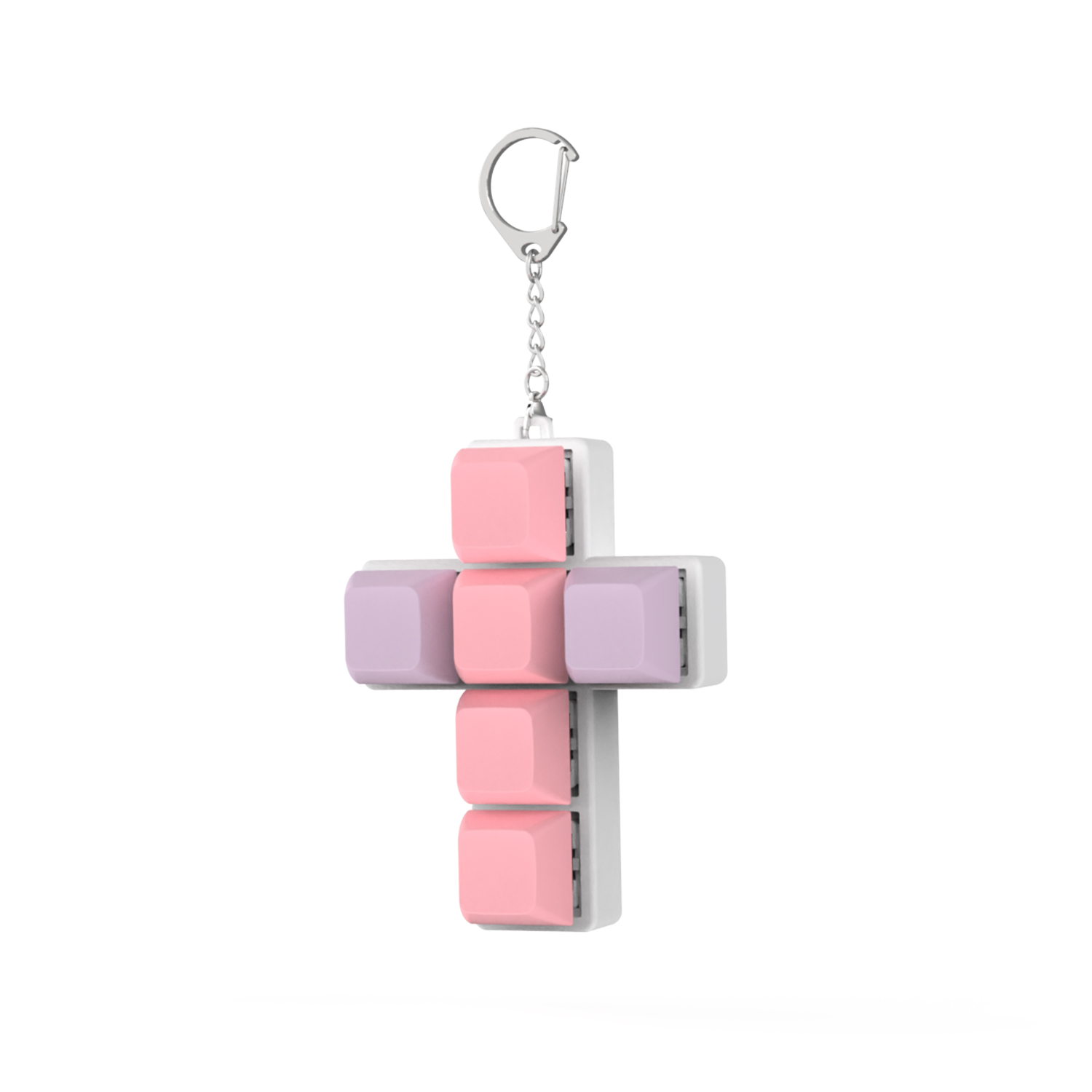 Clavier clé jouet fête soulagement du Stress bricolage Fidget bouton Keycap Fidget porte-clés clavier porte-clés jouets doigt clavier casquettes jouet