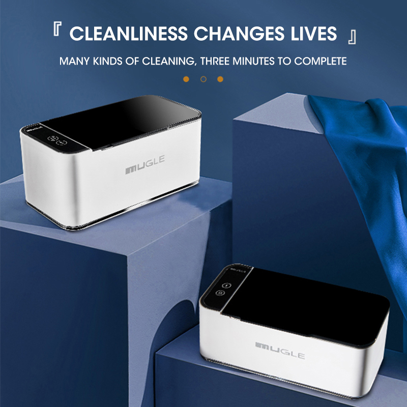 Minthouz Ultraschallreinigungsgerät - 48kHz UV Ultrasonic Cleaner 500ml Digital Ultraschallreiniger mit 5 Modi zur Reinigung von Schmuck Uhren Brillen und Zahnprothesen – für den Hausgebrauch