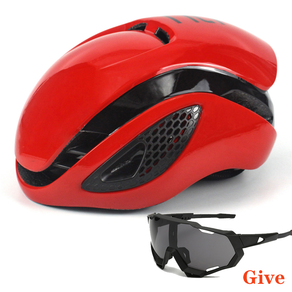 Brand Unisex Aero Bicycle Helmet Air Integrally Road Bike Helment Mens Time-Trial Women Mountain Bike Safety Caps Riding Hats: 4