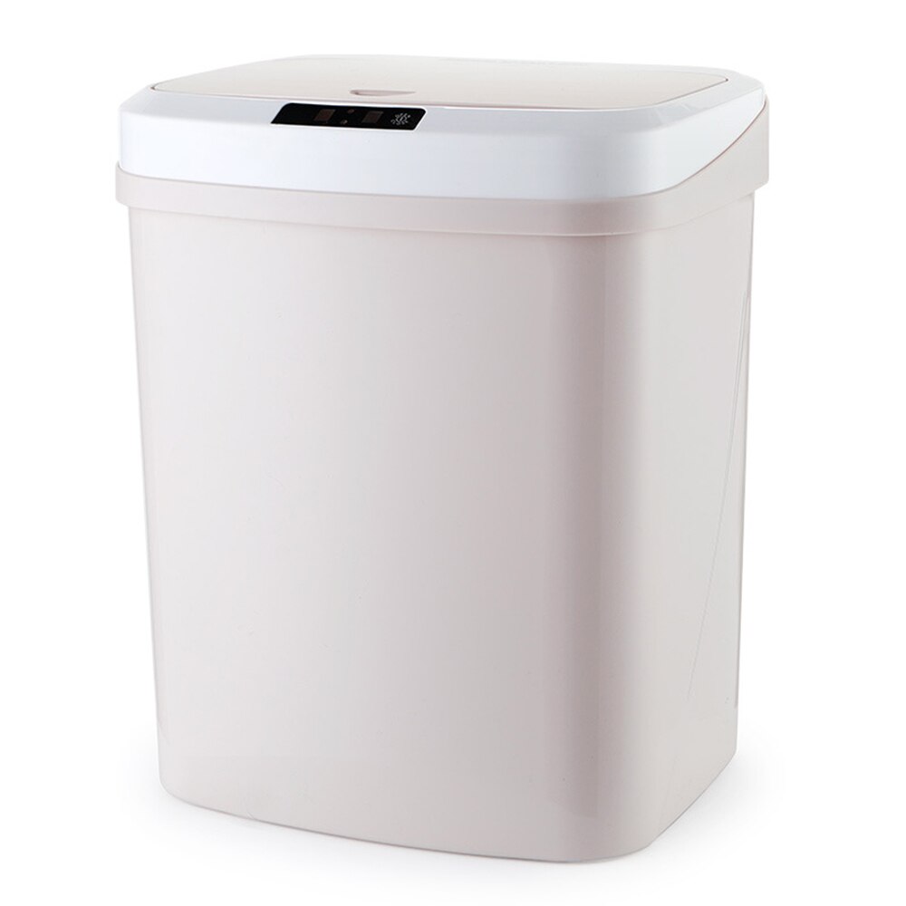 Slaapkamer kantoor keuken oplaadbare plastic slimme sensor prullenbak vuilniszakhouder blikjes dempen automatische huishoudelijke papiermand: 3