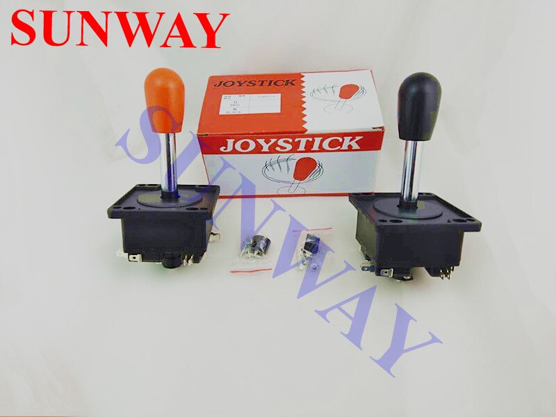 8 way Spanish style Joystick Black/red balltop with zippy microswitch for arcade game machine parts