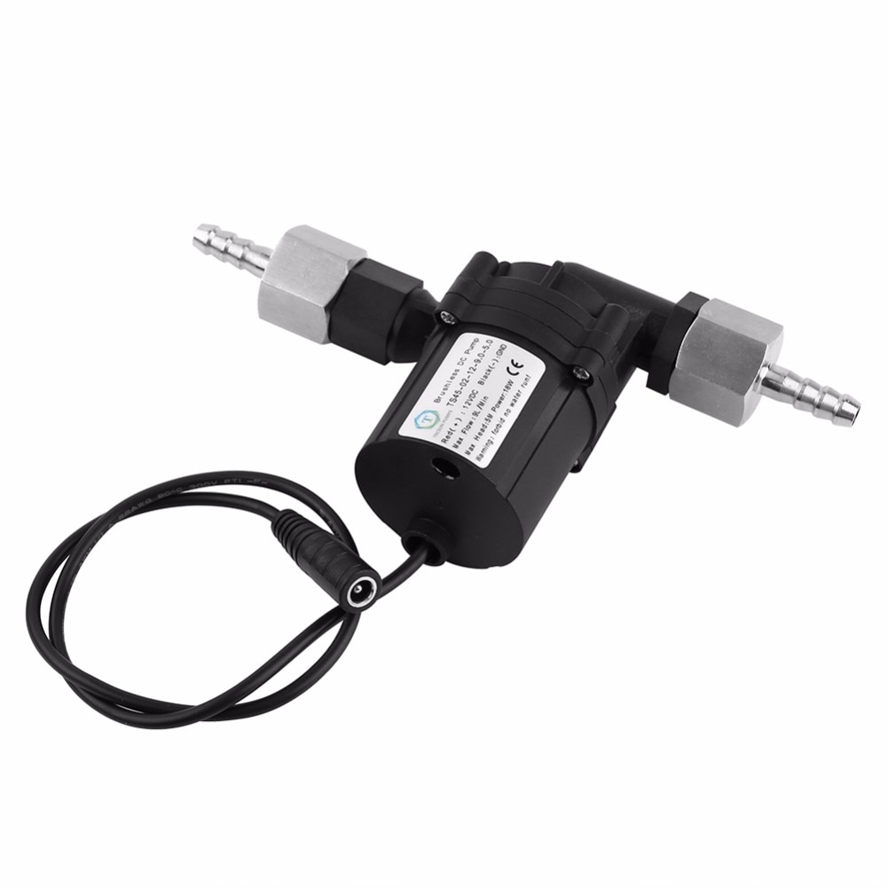 1/2 inch Brushless Homebrew Water Pump DC 12V Circulation Homebrew Water Pump Food Grade With Connectors For Aquarium