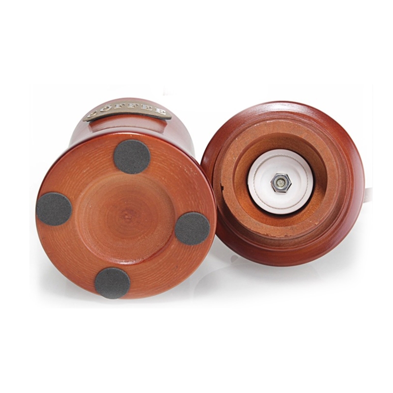Manuelle Kaffeemühle Holz Vintage Hand Kurbel Kaffee Mühle mit Einstellbaren Getriebe Einstellung Keramik Grat