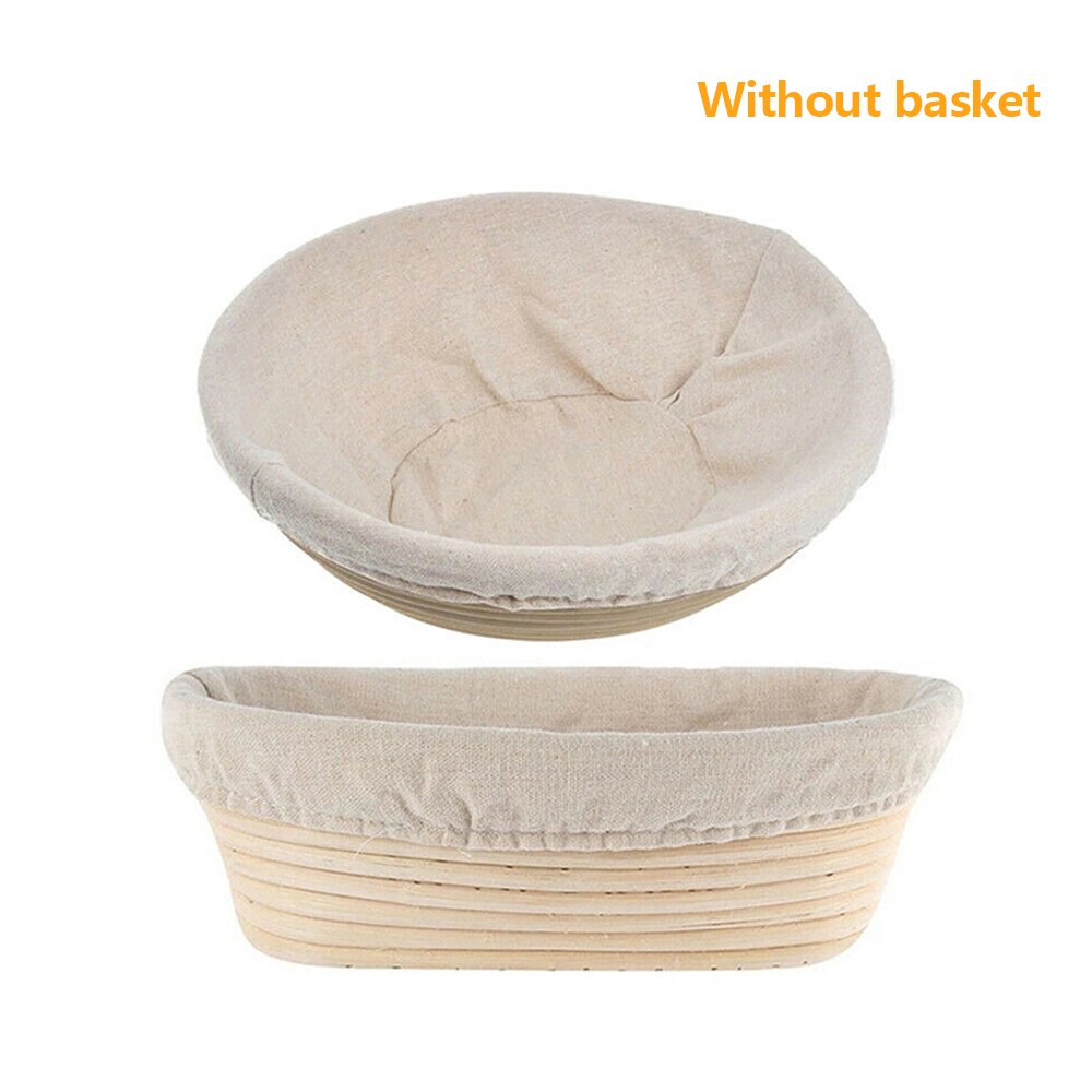 Round Rattan Bread Banneton Proofing Basket Making Tools Bread Fermentation Basket Cloth Cover Scraper Cutter Bakeware Set $