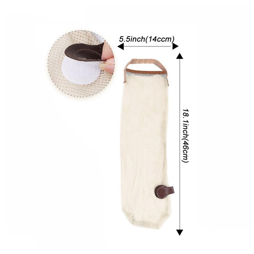 Bolsas de malla de algodón ecológicas para vegetales, bolsas de producción reutilizables, cesta para frutas y verduras, almacenamiento de cocina, bolsa ecológica para verduras: 1 x storage bag