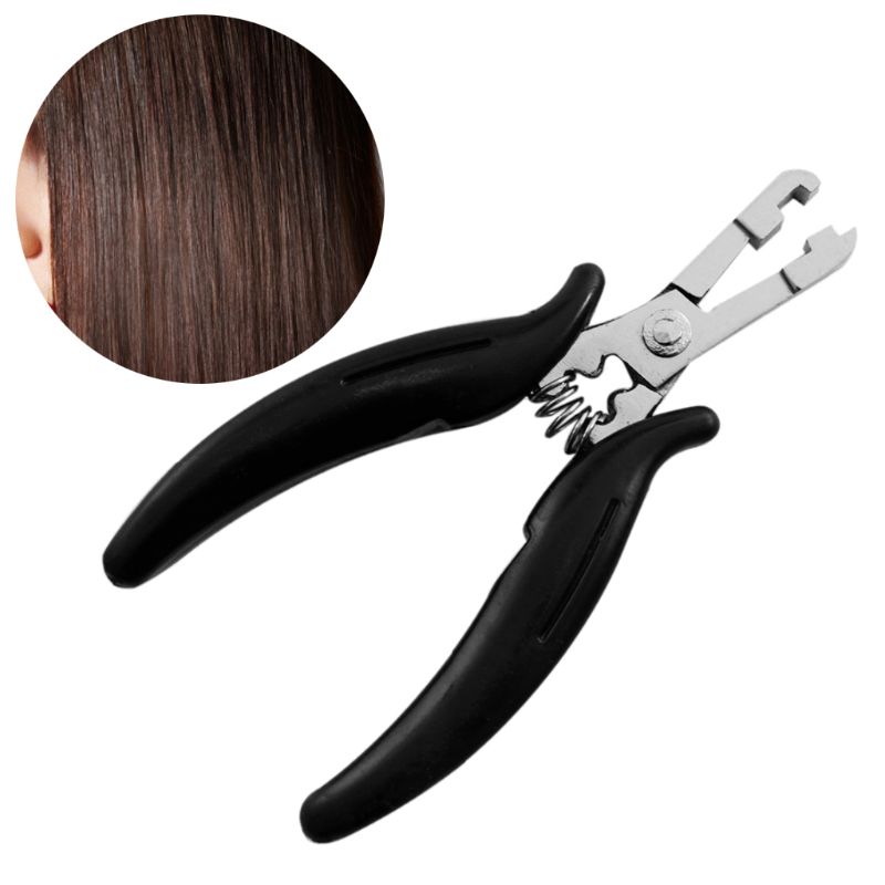 4mm Metal U Shaped Pliers For Micro Rings Human Hair extensions Tools Multi Functional Hair Extension Pliers