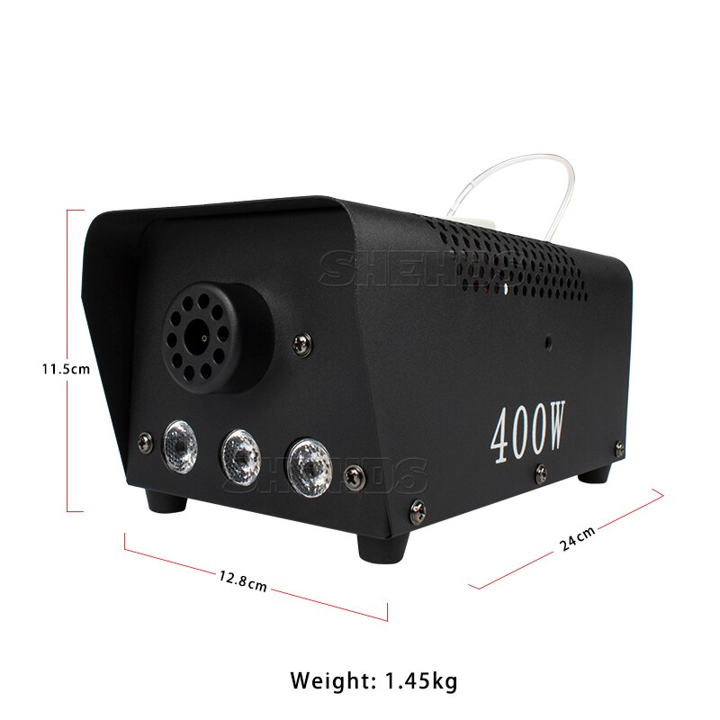 Shehds 400W Led Rgb 3in1 Rookmachine Met Afstandsbediening En Dmx Voor Podium Dj Bar