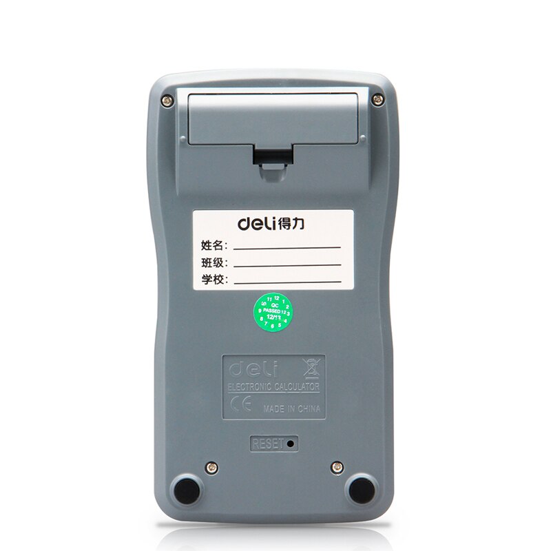 Rushed Real Calculator Graphic Led Calculator Scientific Deli 1722 Slim Time And Date Display For Students