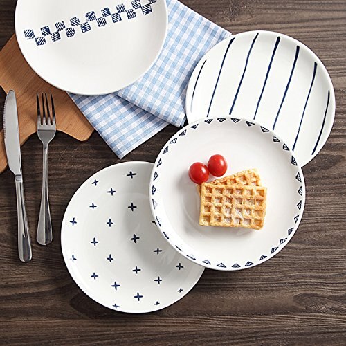 Assiette à Dessert animaux Golden Retriever | Assiette à Dessert décorative en porcelaine de 8 pouces pour le dîner à la maison