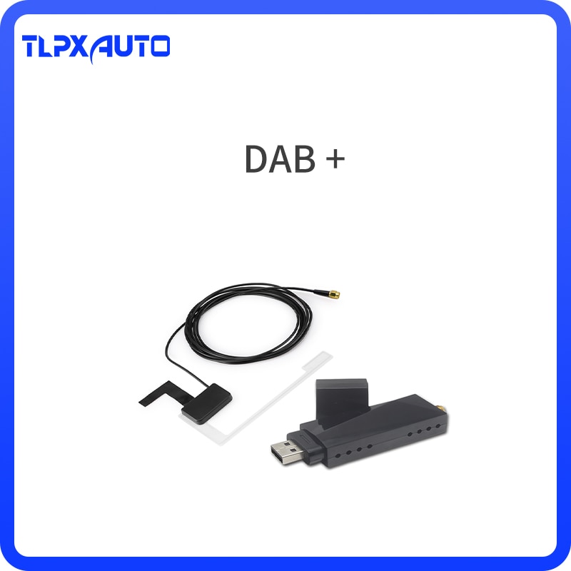 Car DAB+ Tuner/Box for Android Car DVD USB Digital Audio Broadcasting Receiver with Antenna Works for Europe android