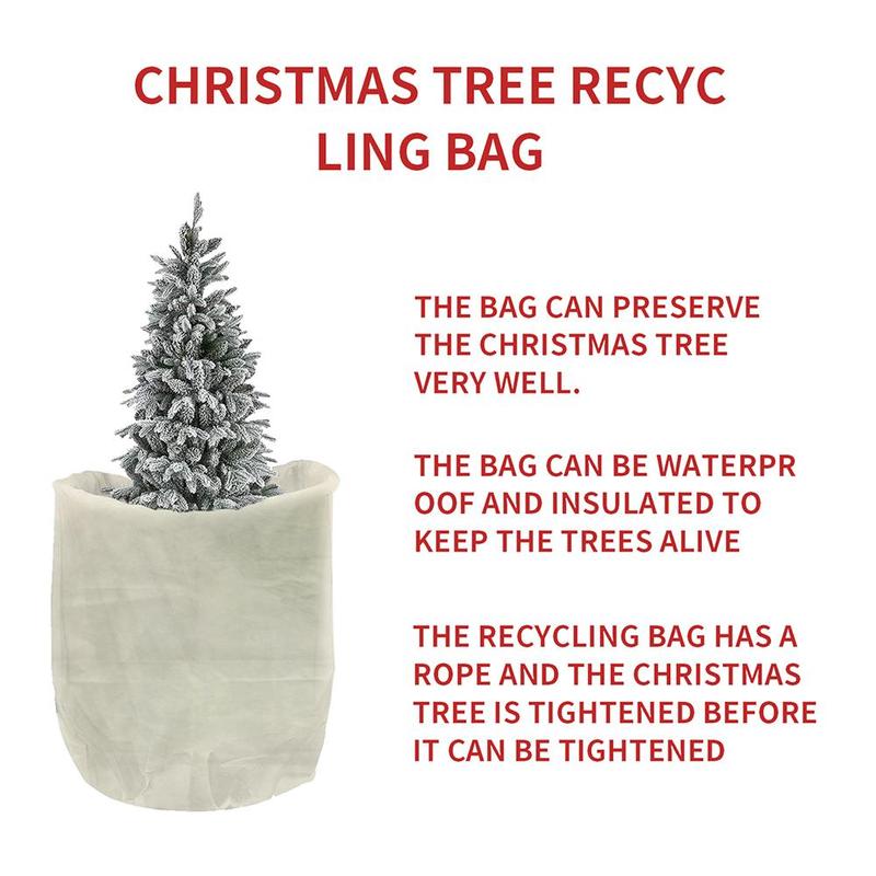 Christmas Tree Disassembly Storage and Disposal Bag Recyclable Bag Storage Christmas Tree Plastic Bag E4Q5