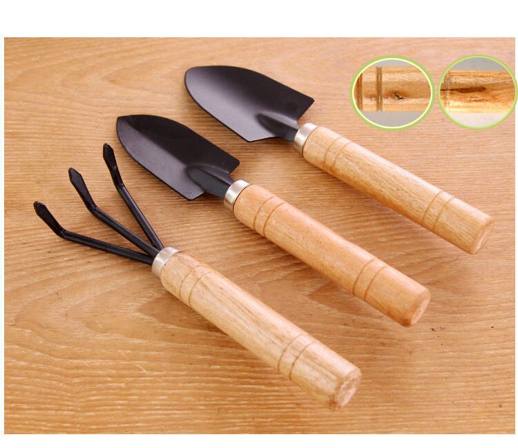 3pcs/set Gardening Tools Mini Potted Planting Tool Bonsai Seedling-planting Home Gadget Gardening Tools for Flower Shop