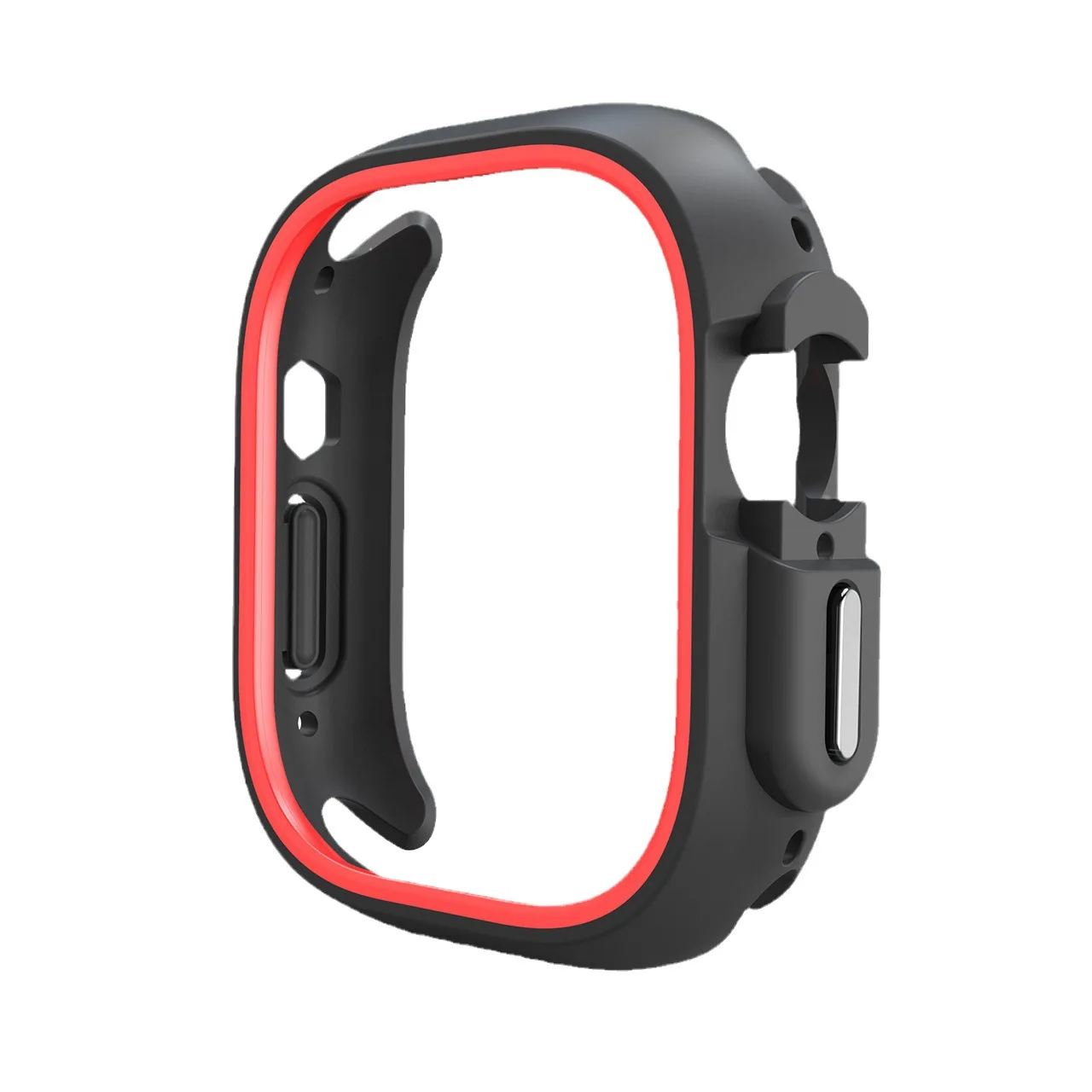 Pour Apple Watch Ultra 2 49mm 44mm 45mm 41mm étui de protection en Silicone coque de protection pour iWatch série 9 8 7 6 se 5 4: WHITE / 2 - 3,9 Pouces