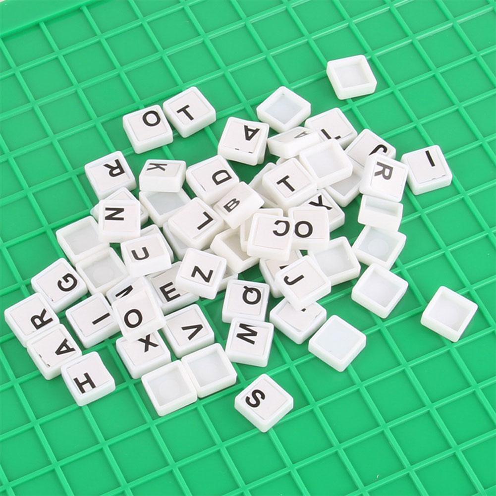 Houten Kleurrijke Mix Letters Scrabbles Houten Puzzel Educatief Kinderspeelgoed Digitale Engels Woorden N8E2