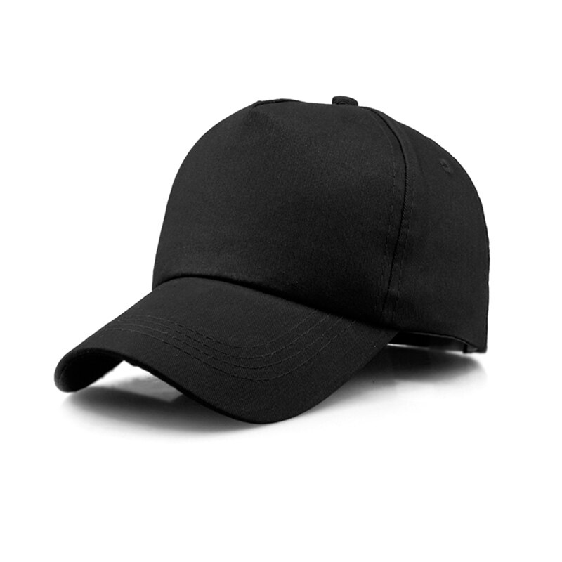 Svart lokk baseball lokk ensfarget snapback caps casquette hattemaker utstyrt uformelt gorras hofte hopp pappa hattemaker til menn kvinner unisex: Svart