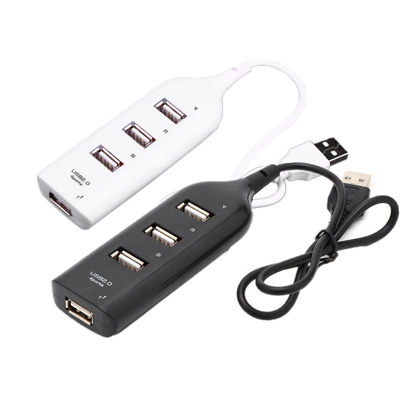 4 Ports USB HUB 2.0 Splitter Adapter Multi Expansion Cable Adapter Port Portable For Mobile Phone Fast Charging For PC Laptop