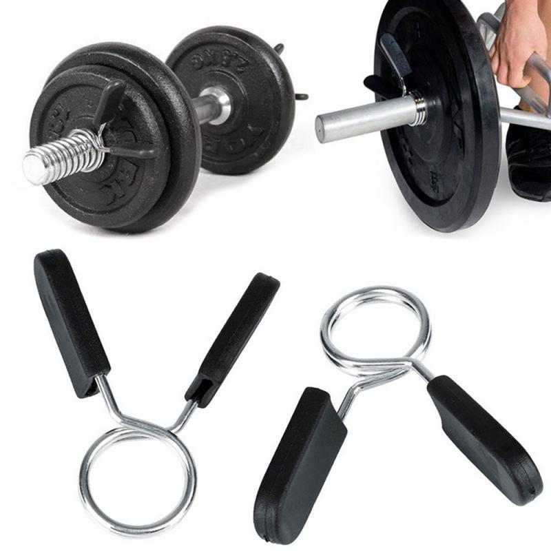 2 Stuks Halter Barbell Gym Gewicht Schijven Lifting Bar Voorjaar Gesp Lock Klem Lente Kraag Clips Fitness Accessoires 28Mm/30Mm