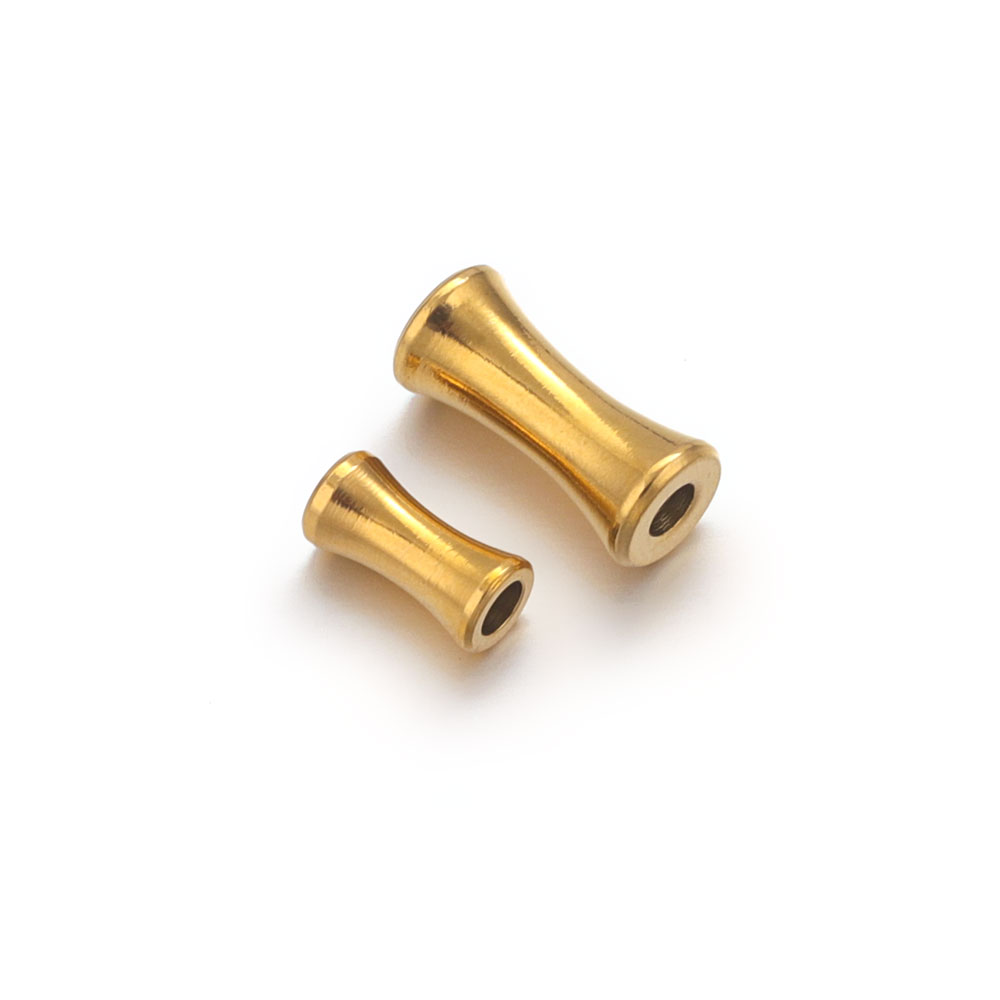 10 Stuks Roestvrijstalen Buis Kralen Bedels Voor Armbanden Ketting Diy Spacer Losse Kralen Sieraden Benodigdheden Kraal Accessoires