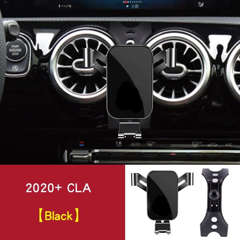 for mercedes cla w117 W118 C117 C118 Accessories cla250 Phone holder interior Air Vent Navigation bracket: W118 C118 black