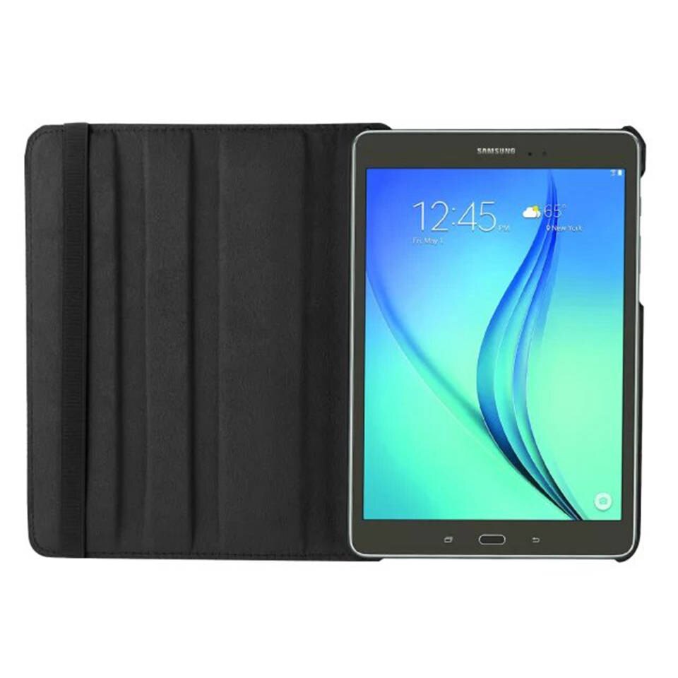 För samsung galaxy tab  s2 8.0 tums fodral  t710 t713 t715 t719 sm-t710 sm-t715 surfplatta skal 360 roterande fäste flip läder skal