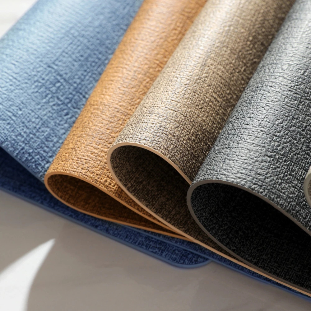 Placemats Dubbelzijdig, Kunstleer Plaats Maaltijdmatten Binnen Placemats voor Eettafel Buiten Vierkant Antislip Wasbare Placemats