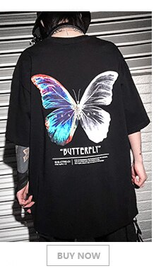 Men Hip Hop Sweatshirt Hoodie Color Butterfly Streetwear Harajuku Pullover Hoodie Cotton Fleece Winter Autumn Black Hoodie