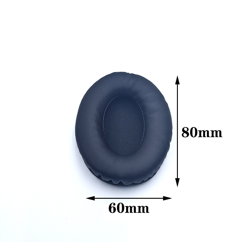 Almohadillas ovaladas para auriculares, fundas de esponja, cojín de espuma de cuero 60*70 60*80 65*85 70*90 75*95 80*100 85*105 90*105 90*110 2 uds: Azul cielo
