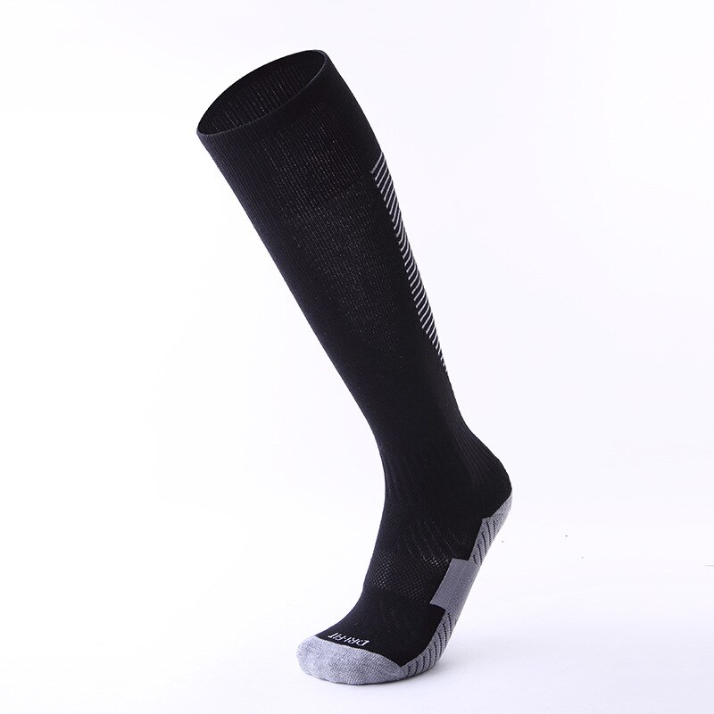 Brothock winter thick adult football socks towel bottom deodorant wear men running football soccer socks factory direct: White black