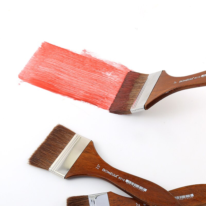 1Pc Paint Brushes Acrylic DIY Graffiti Brush Set For Artist Oil Scrubbing Brush School Drawing Paint Stationery Supplies