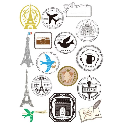 2 pcs/lot Weekly Water Tracker DIY Decoration Uncut Waterproof Paper Sticker Stationery Scrapbook Diary Planner Stickers: sz02517