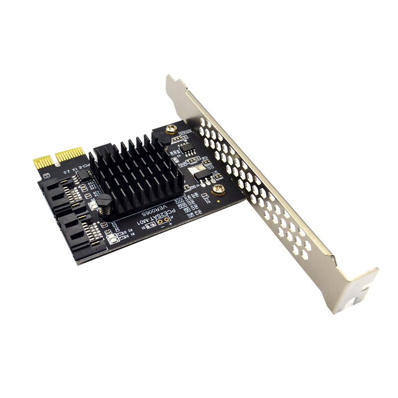PCIE naar SATA-uitbreidingskaart Marvell 9125 Chip PCI Express X1 naar 2 poorten SATA 3.0 6 Gb Adapter Controller PCI-E SATA-uitbreidingskaart